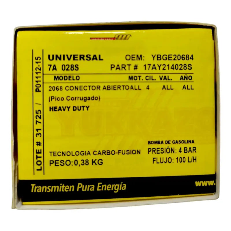 Bomba Gasolina 2068 Conector Corrugado Accent Elantra Getz