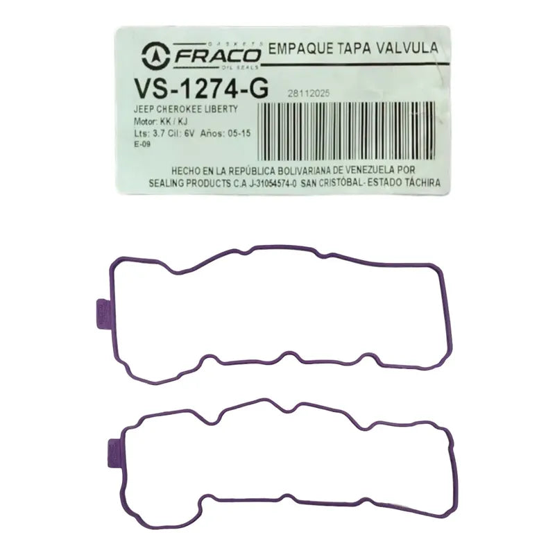 Empacadura Tapa Valvula Jeep Cherokee Liberty Kk Kj 3.7 6v