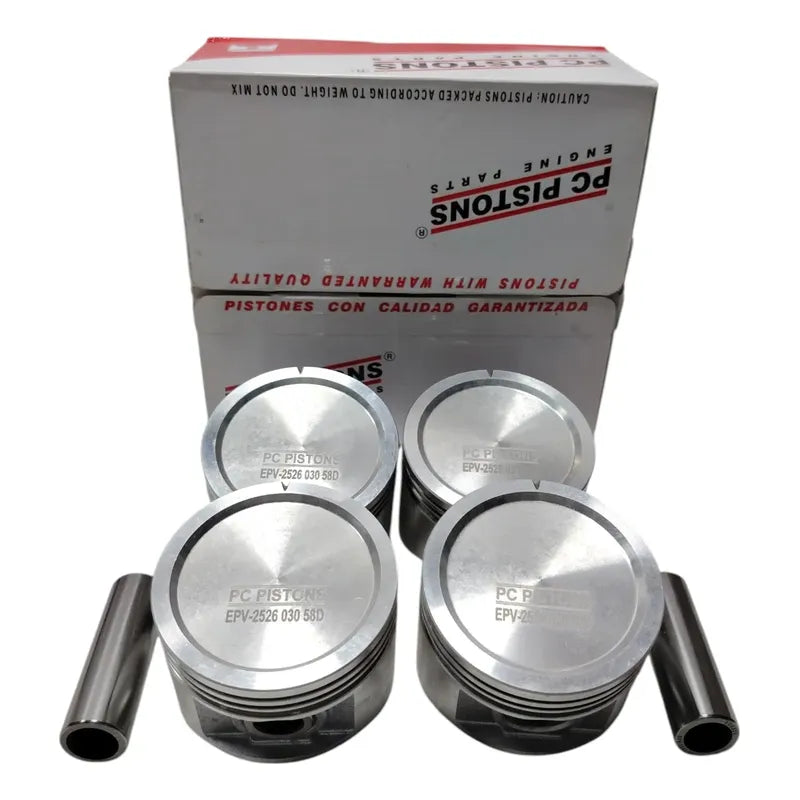 Juego Pistones 020 Chevette 1.6 Grueso Grueso Pc Piston