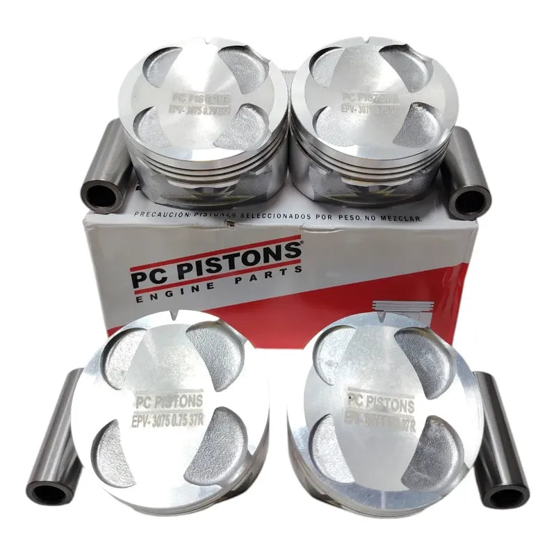 Juego Pistones Optra Limited Tapa Negra Std