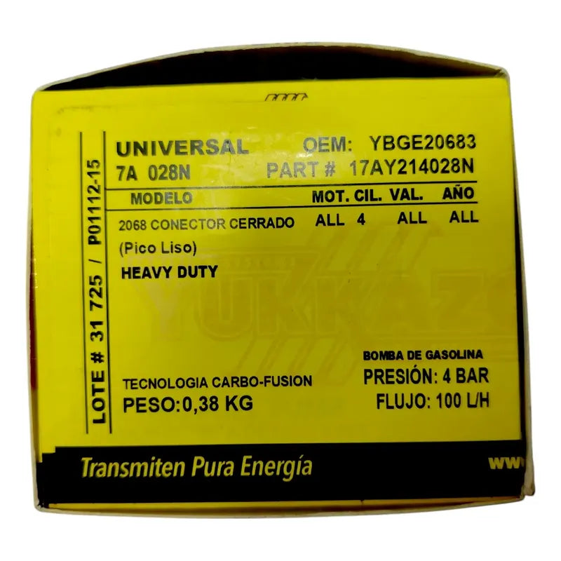 Pila Gasolina Universal Conector Cerrado 2068 Aveo Corsa