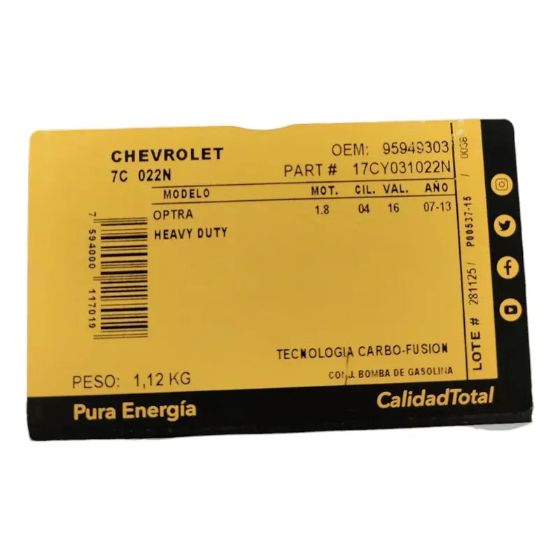 Modulo Bomba Gasolina Completa Optra Desing Limited Advance