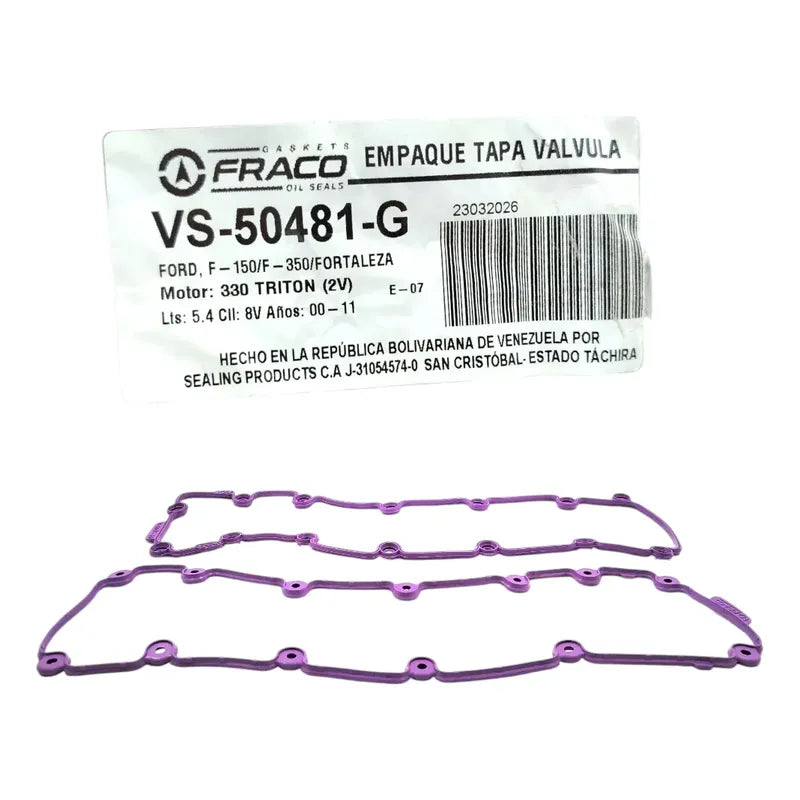 Empacadura Tapavalvula Ford Fortaleza F150 F350 Triton 5.4