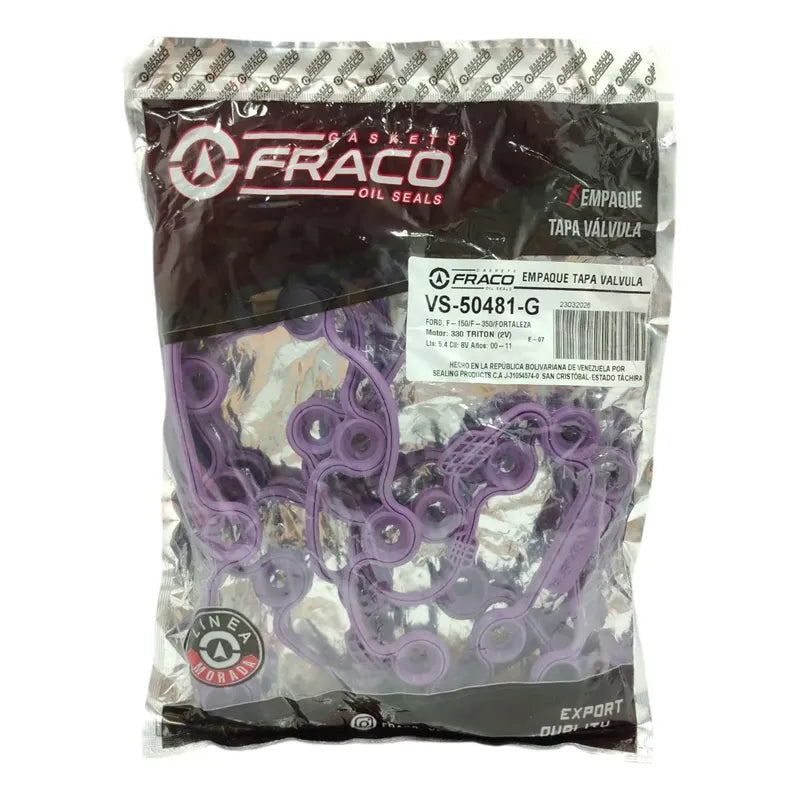 Empacadura Tapavalvula Ford Fortaleza F150 F350 Triton 5.4