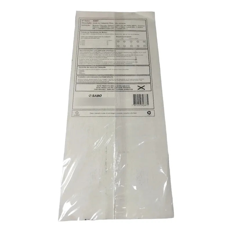 Empacadura Camara Aveo Dos Hueco Sabo Original