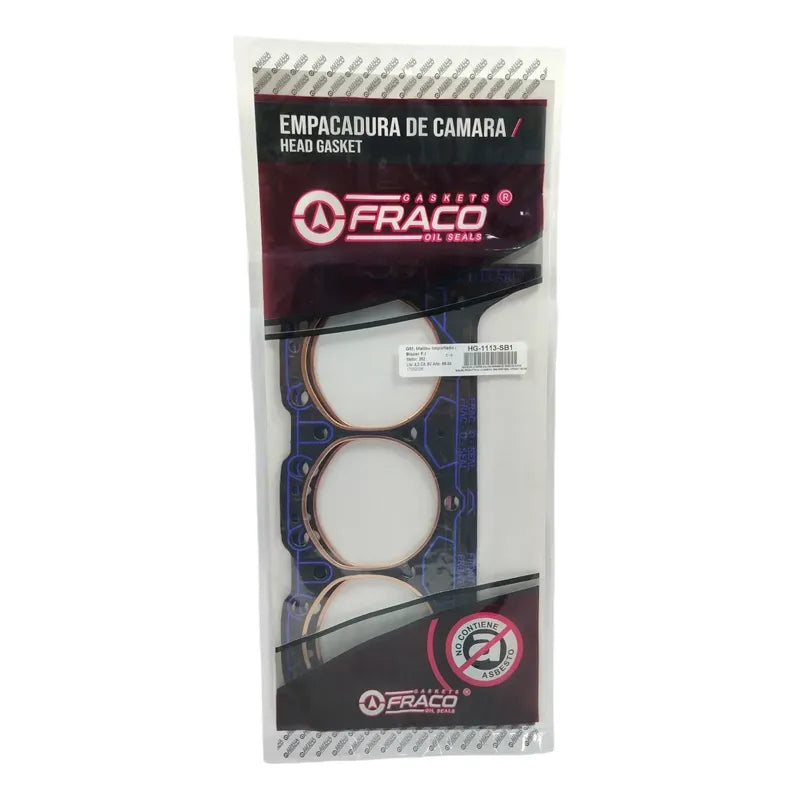 Empacadura Camara Chevrolet Blazer 262 Tbi Fraco Original