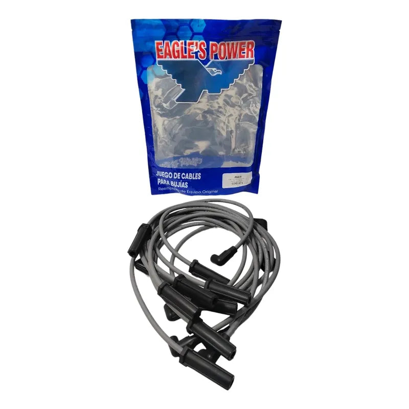 Cables Bujia Chevrolet 350 305 Curvo Recto Tapa Normal