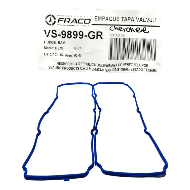 Empacadura Tapa Valvula Grand Cherokee 5.7 Dodge Ram Hemi