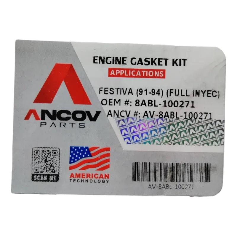 Kit Juego Empacadura Ford Festiva Turpial 1.3 Mazda 323
